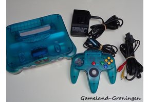 Nintendo 64 with Controller & Wiring (Clear Blue)