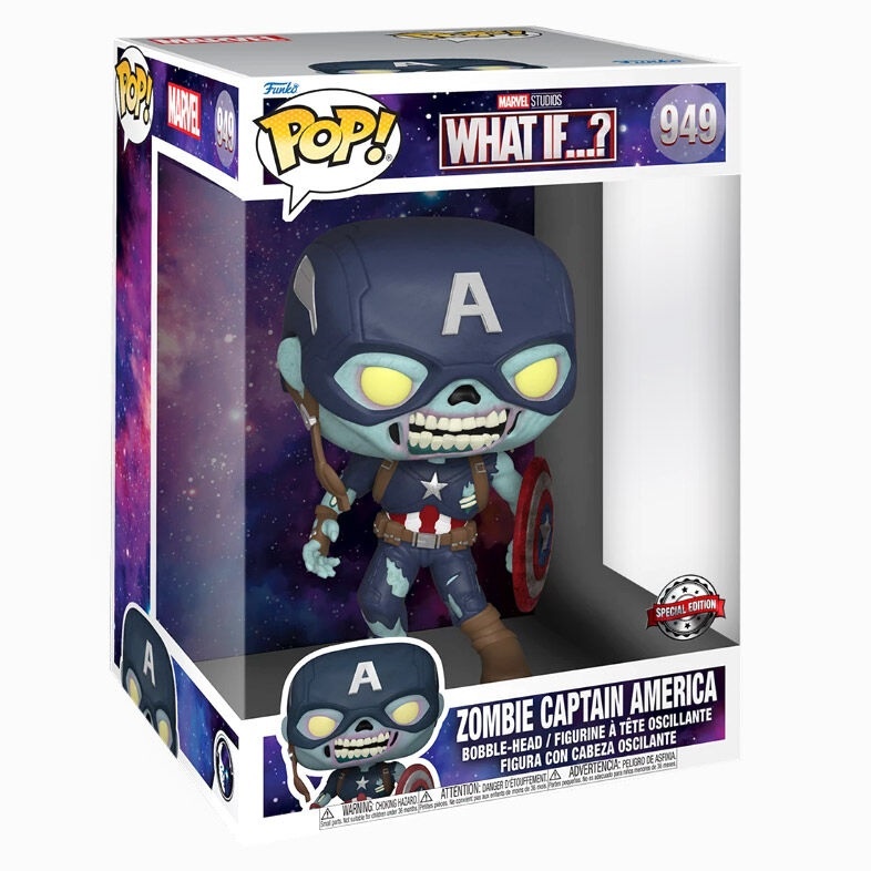 Marvel What If? POP! - Zombie Captain America 10 Inch #949