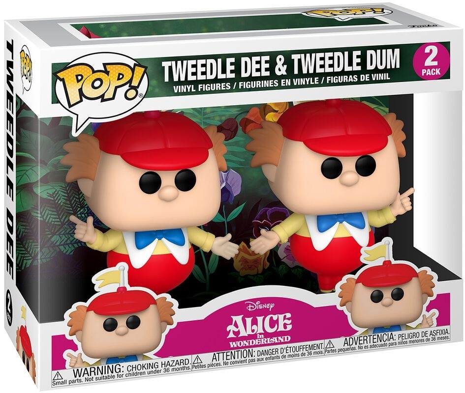 Alice in Wonderland 70th POP! - Tweedle Dee and Tweedle Dum 2-Pack