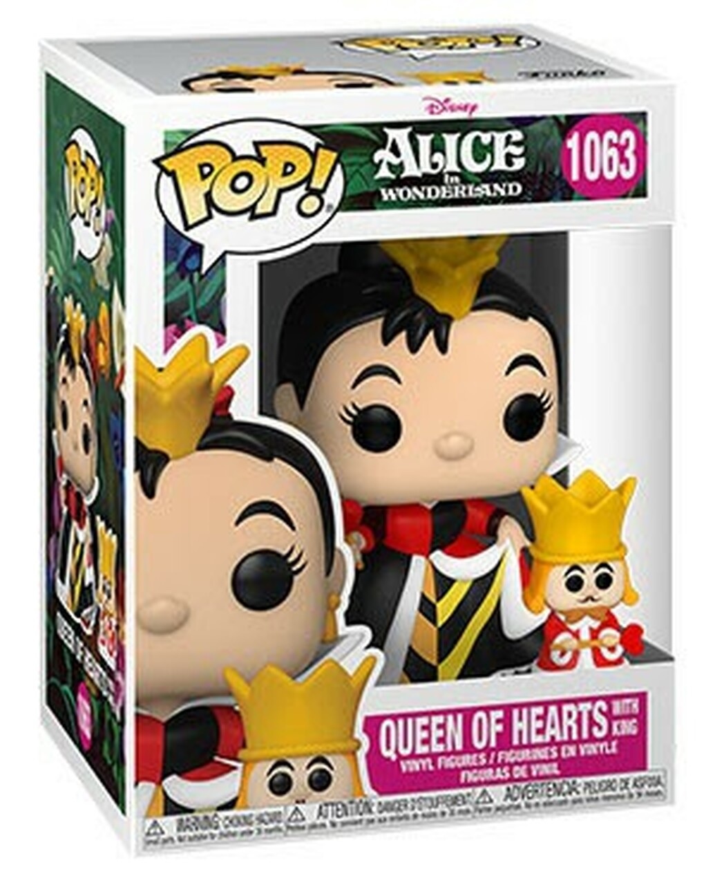 Alice in Wonderland 70th POP! - Queen of Hearts with King #1063