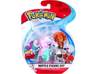 Pokémon - Battle Figure 3-Pack Galarian Ponyta, Vulpix & Wooloo