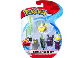 Pokémon - Battle Figure 3-Pack Sirfetch'd, Morpeko & Yamper