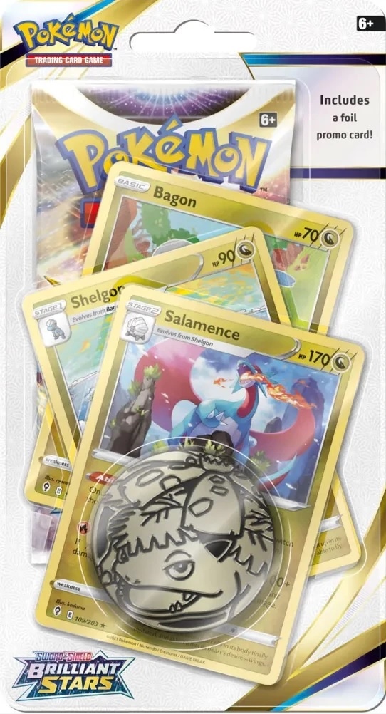 Pokémon TCG - Sword & Shield Brilliant Stars Premium Checklane Salamence (Nieuw)