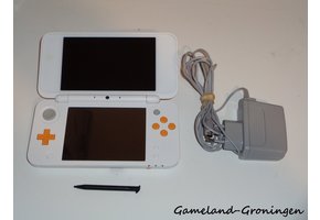 New Nintendo 2DS XL met Stylus & Oplader (Wit/Oranje)