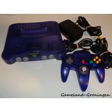 Nintendo 64 met Controller & Bedrading (Grape Purple)