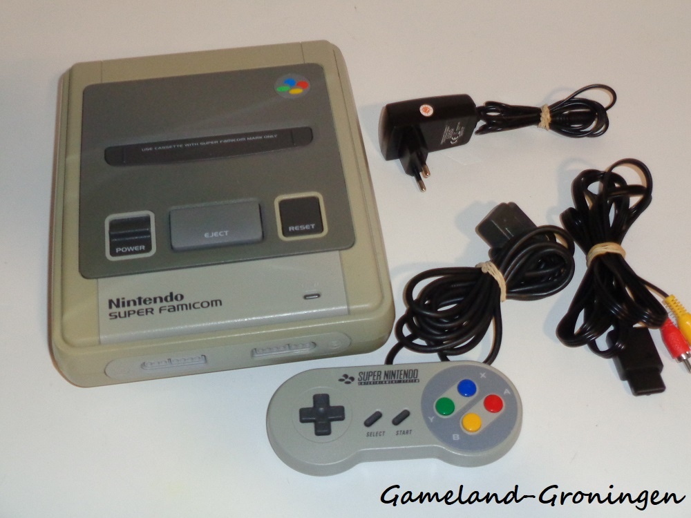 Super Famicom met Controller & Bedrading (Japan)