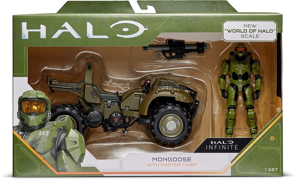 Halo Infinite - Mongoose with Master Chief Figure 18 x 30 cm (New)