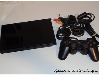 PlayStation 2 Slimline with Controller & Wiring (Black)