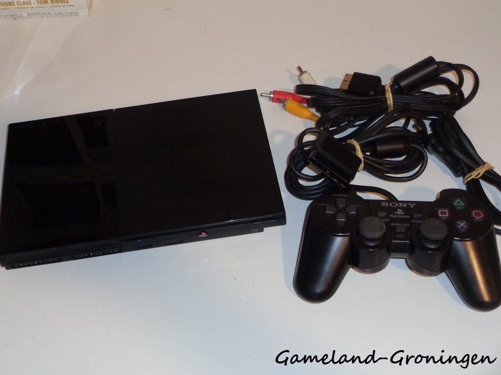 PlayStation 2 Slimline with Controller & Wiring (Black)