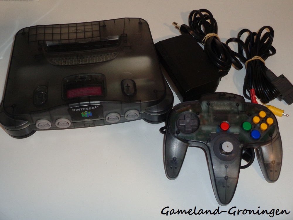 Nintendo 64 met Controller & Bedrading (Smoke Grey)