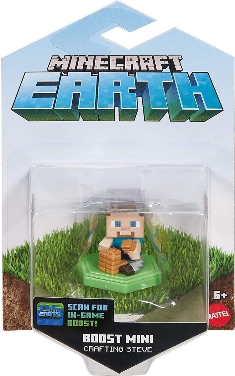 Minecraft - Earth Boost Mini Figure Crafting Steve