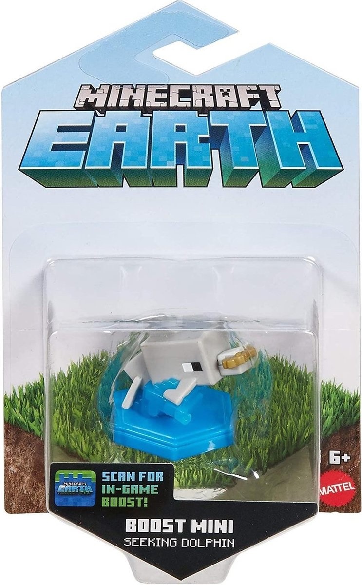 Minecraft - Earth Boost Mini Figure Seeking Dolphin