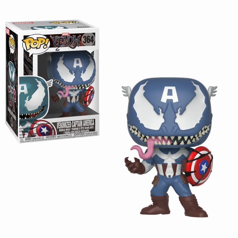 Marvel Venom POP! - Venomized Captain America #364