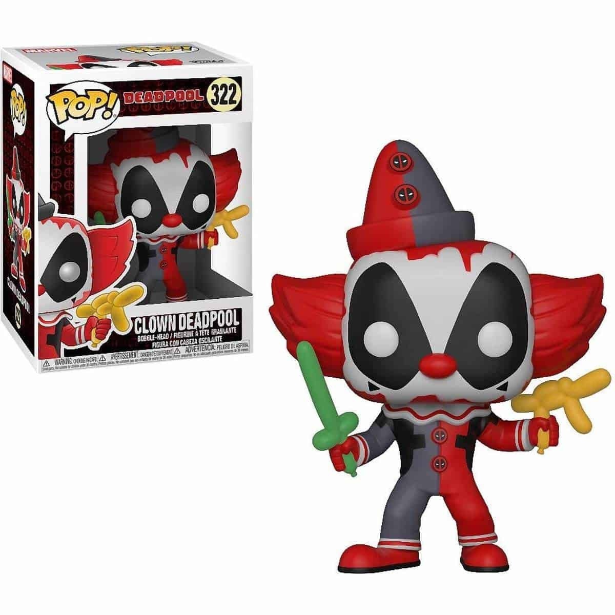 Deadpool POP! - Clown Deadpool #322