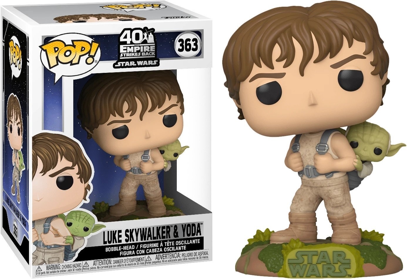 Star Wars The Empire Strikes Back POP! - Luke Skywalker & Yoda #363