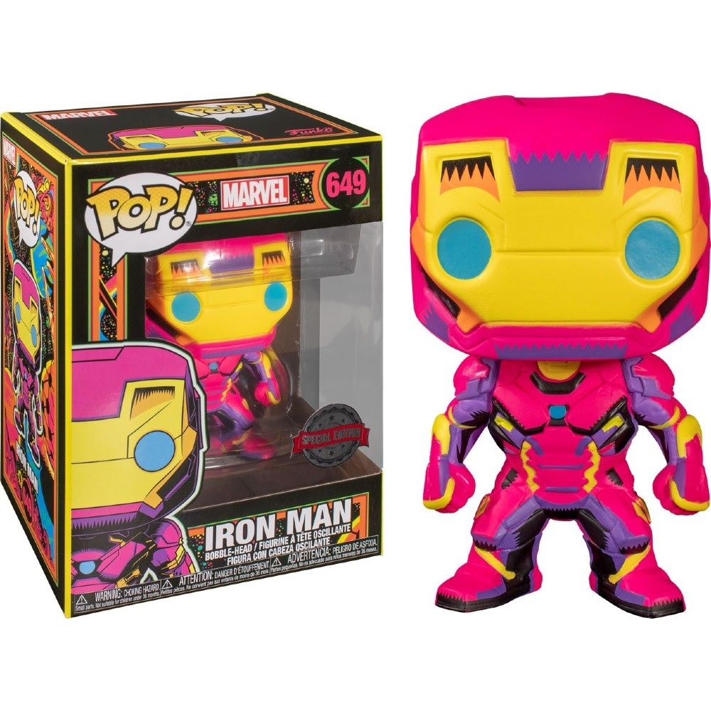 Marvel Black Light POP! - Iron Man #649