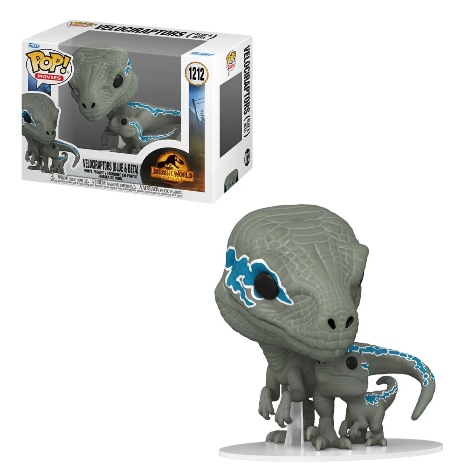 Jurassic World Dominion POP! - Velociraptors (Blue & Beta) #1212