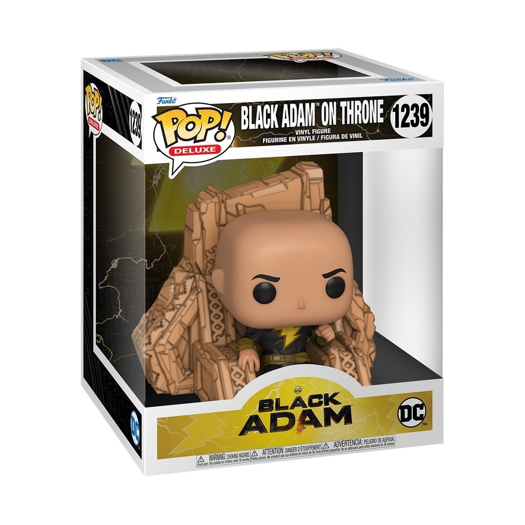 Black Adam Deluxe POP! - Black Adam on Throne #1239