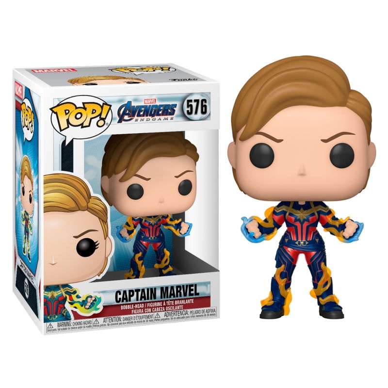 Marvel Avengers Endgame POP! - Captain Marvel with New Hair #576