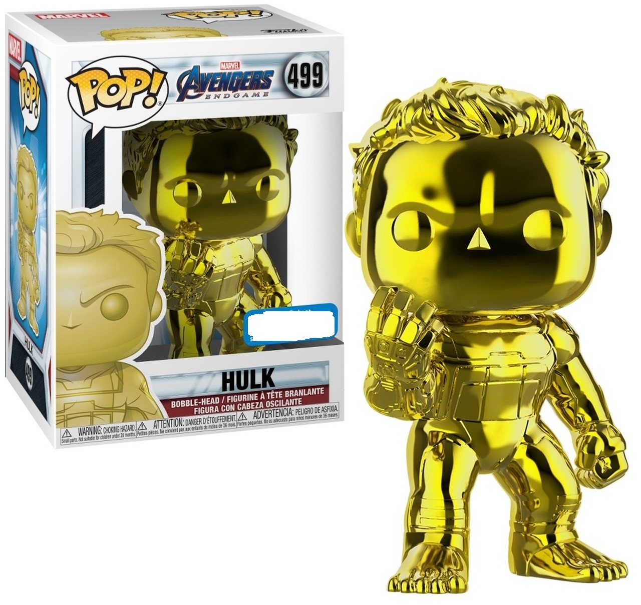 Marvel Avengers Endgame POP! - Hulk Yellow Chrome #499