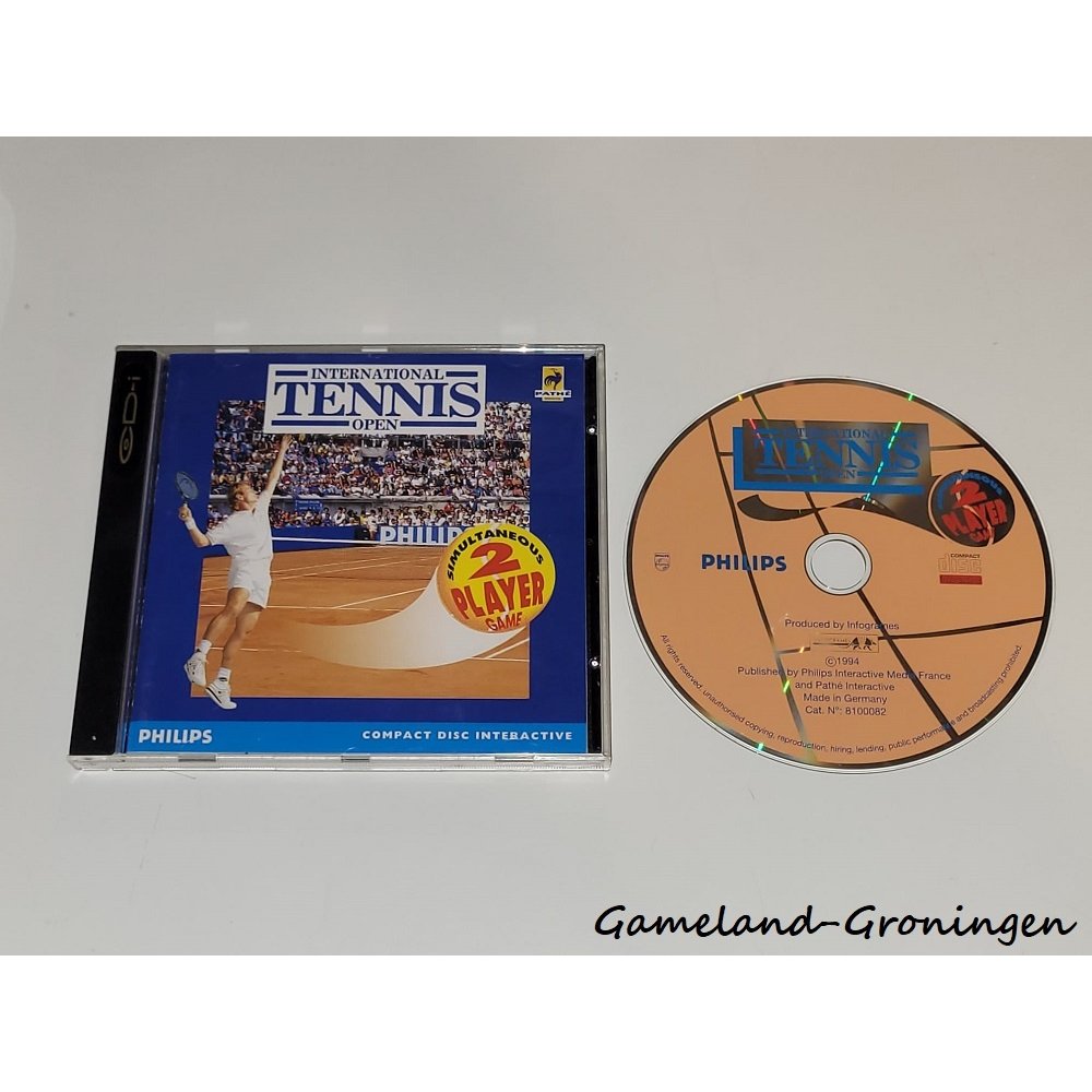 Jeu Philips CD-i International Tennis Open - Bon état - Pour Console CD-i