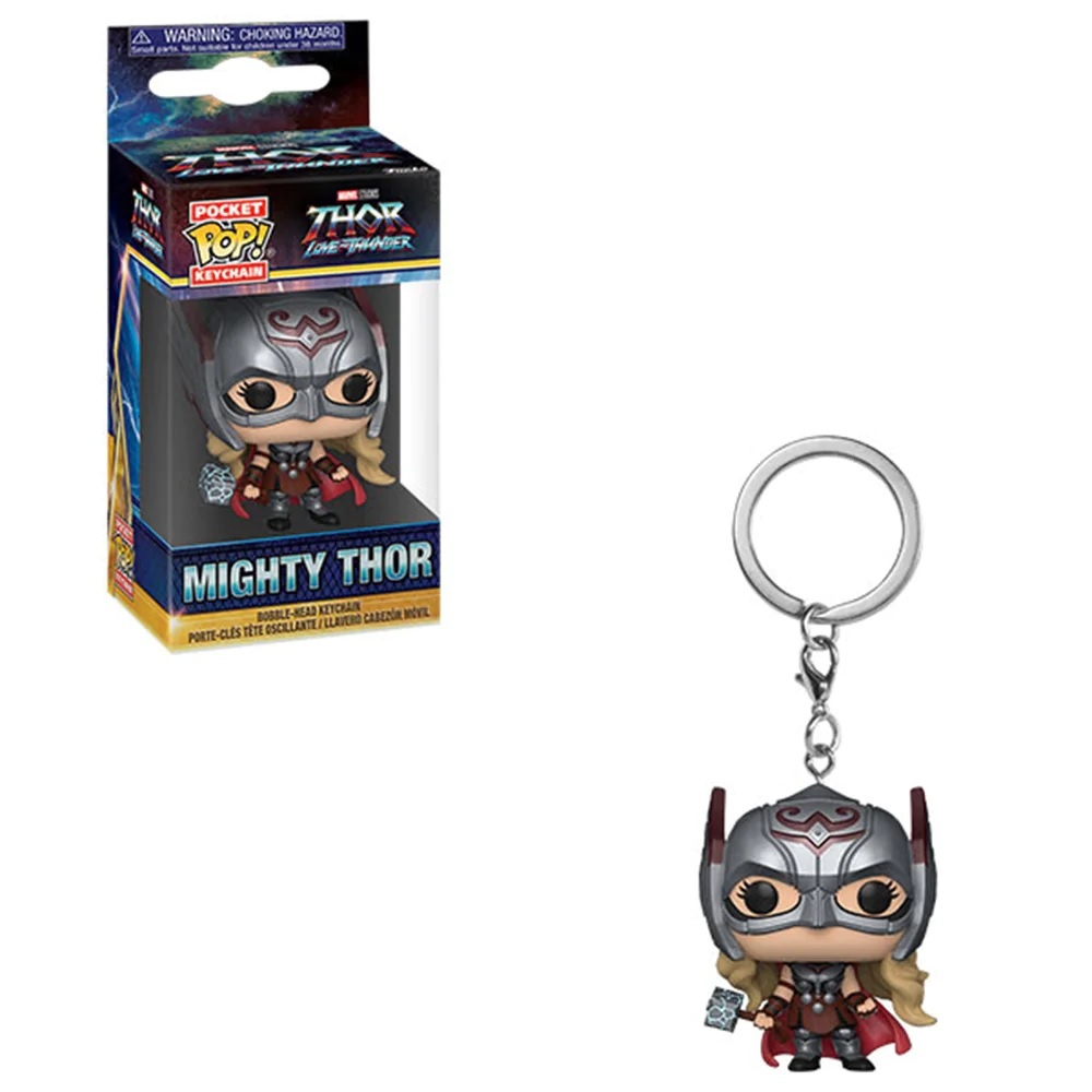 Marvel Thor Love and Thunder Pocket POP Sleutelhanger - Mighty Thor