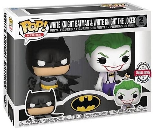 Heroes POP! - White Knight Batman & White Knight The Joker 2-Pack