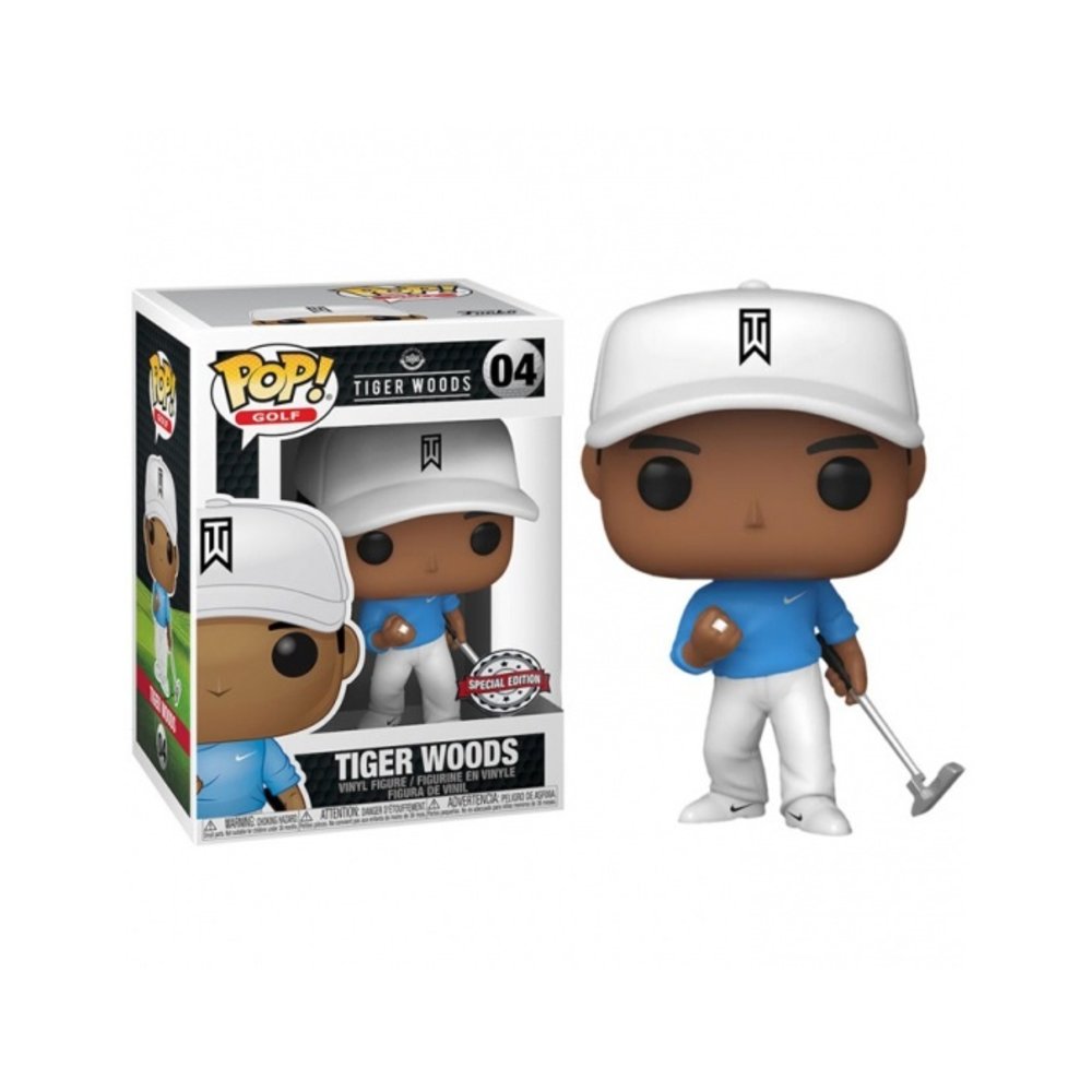 tiger woods blue golf shirt