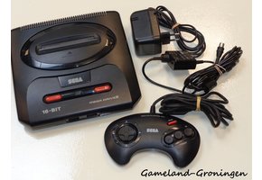Sega Mega Drive II with Controller & Wiring