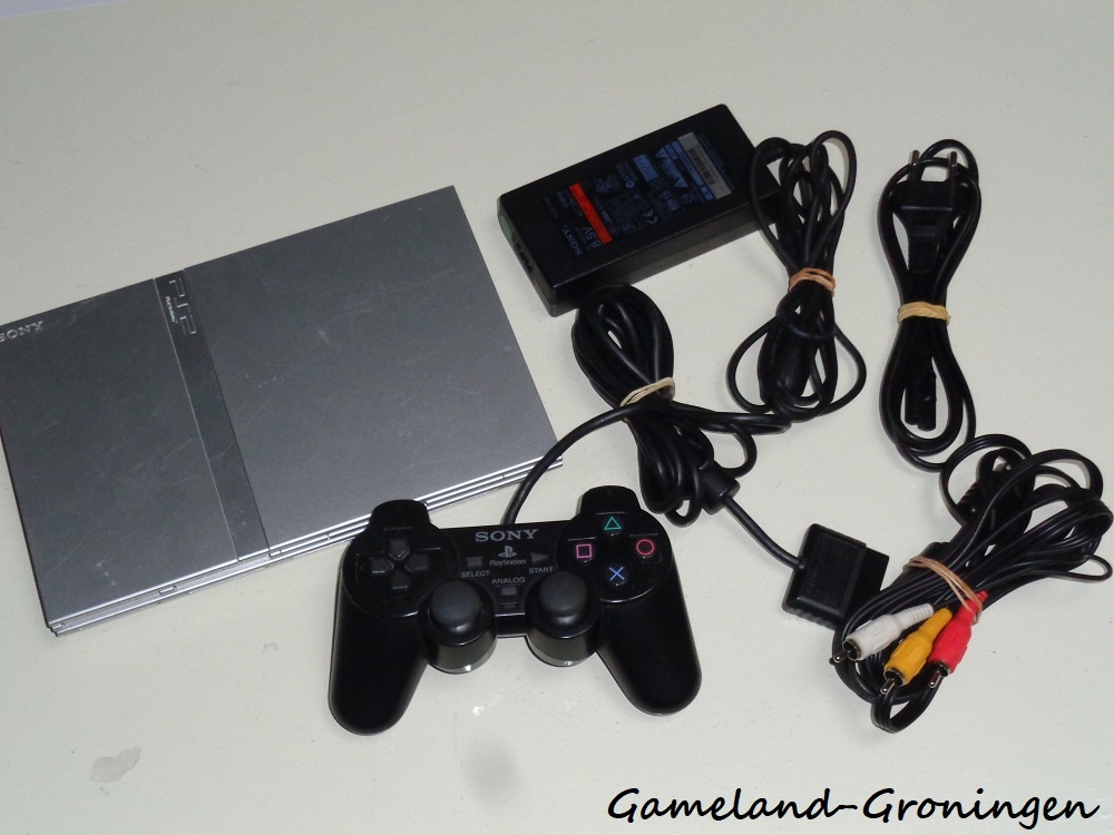 PlayStation 2 Slimline with Controller & Wiring (Silver)