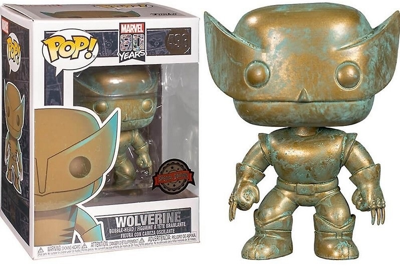 Marvel 80th First Appearance POP! - Wolverine Patina #496