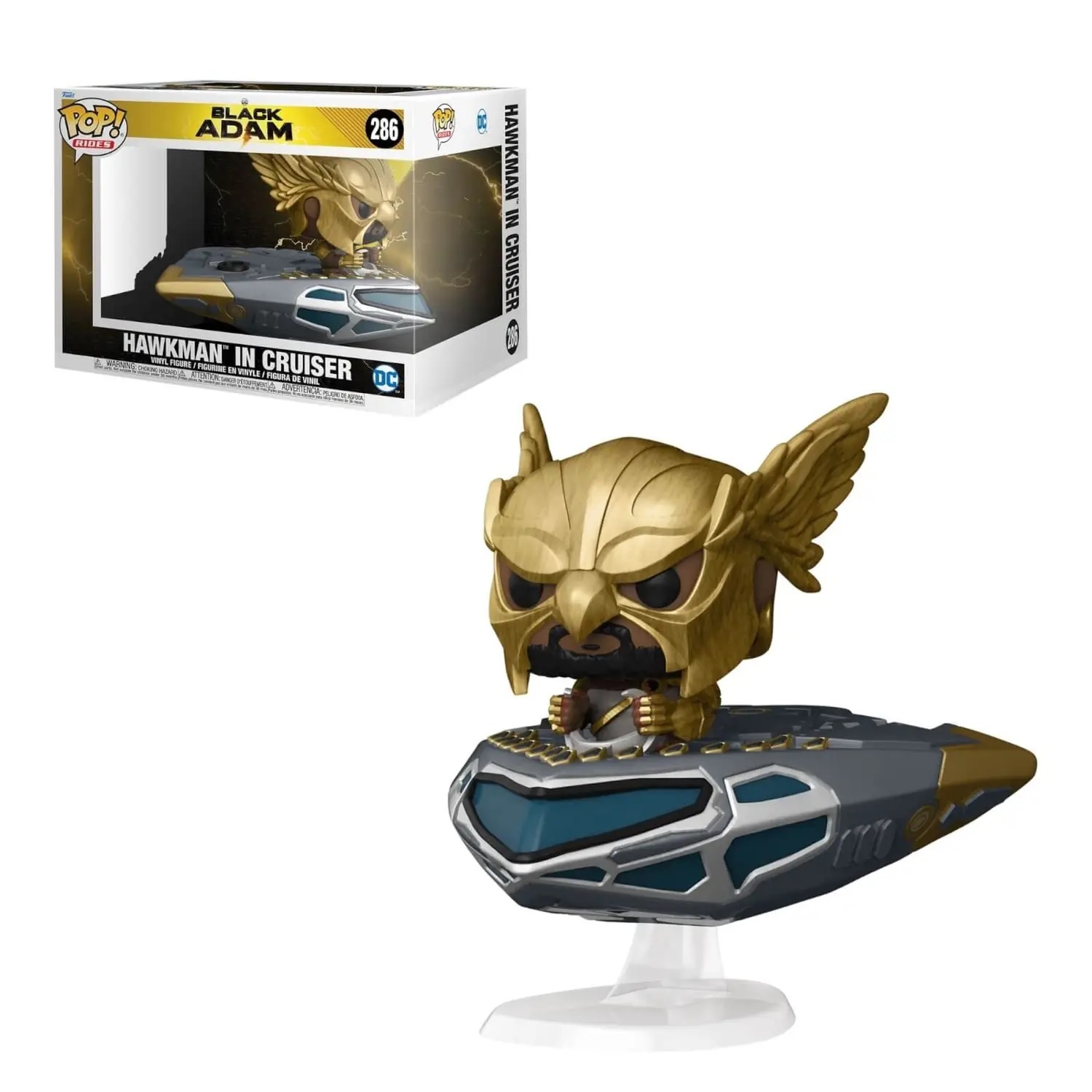 Black Adam Ride POP! - Hawkman in Cruiser #286