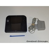 Nintendo 2DS met Stylus & Oplader (Boxed, Zwart/Blauw)