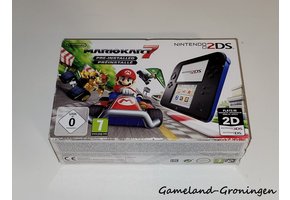 Nintendo 2DS met Stylus & Oplader (Boxed, Zwart/Blauw)