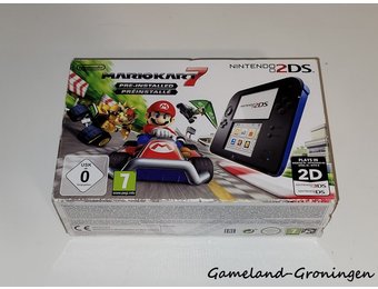 Nintendo 2DS met Stylus & Oplader (Boxed, Zwart/Blauw)