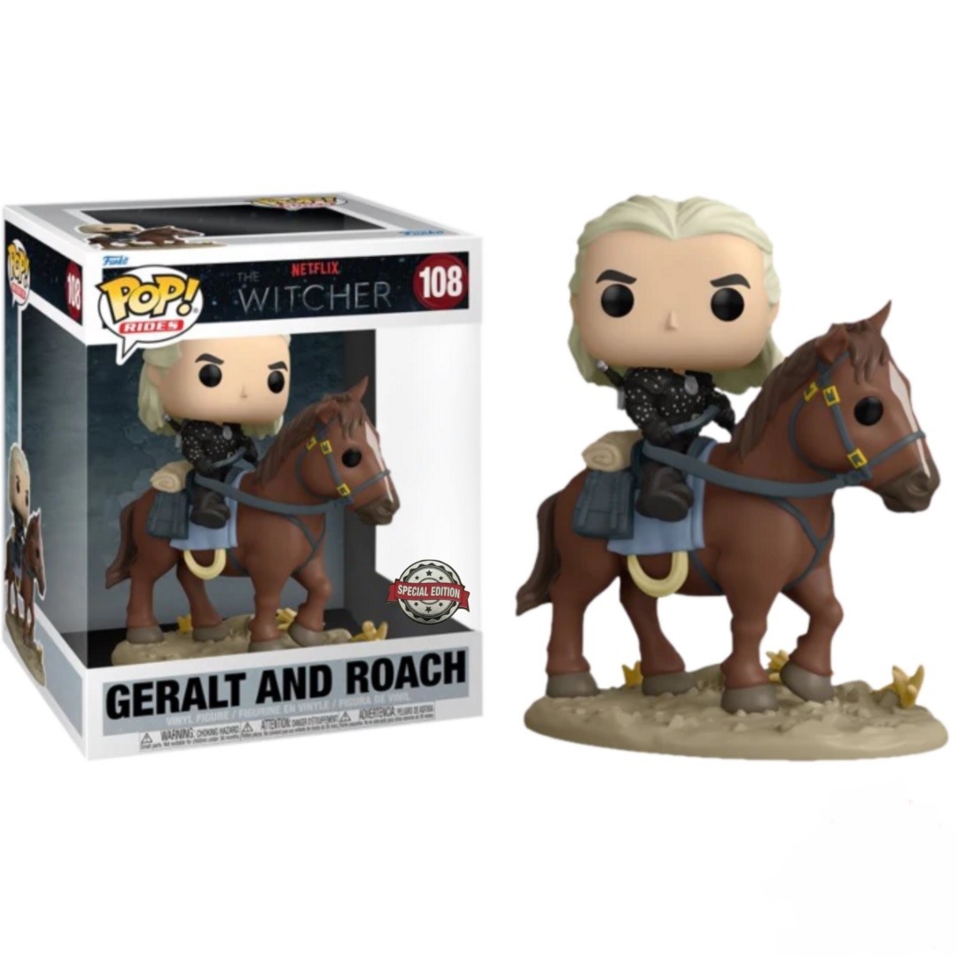 The Witcher Rides POP! - Geralt and Roach #108