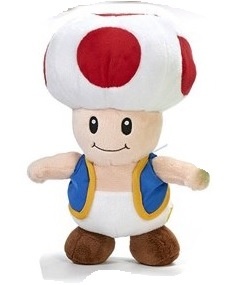 Super Mario - Toad Knuffel 30 cm