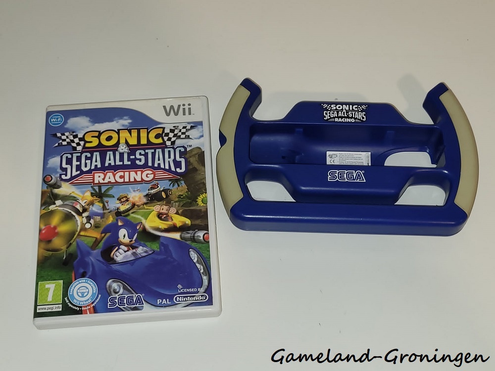 Sonic & Sega All-Stars Racing met Stuurtje (Compleet, FAH)