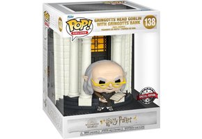 Harry Potter Deluxe POP! - Gringotts Head Goblin with Gringotts Bank 6 Inch #138