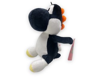Super Mario - Yoshi Zwart Knuffel 25 cm