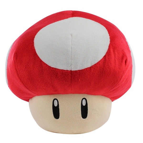 Super Mario Kart - Super Mushroom Knuffel 30 cm