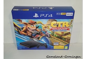 PlayStation 4 Slim (500 GB) + Crash Team Racing: Nitro-Fueled (Compleet)