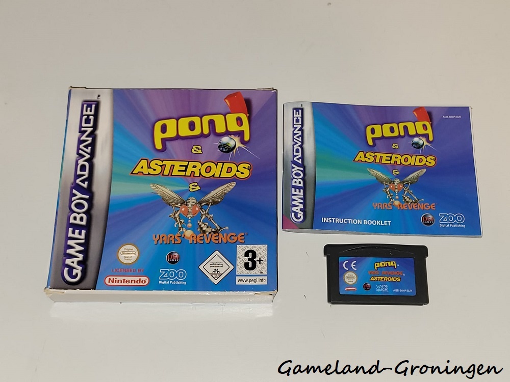 Pong & Asteroids & Yars Revenge (Complete, EUR)