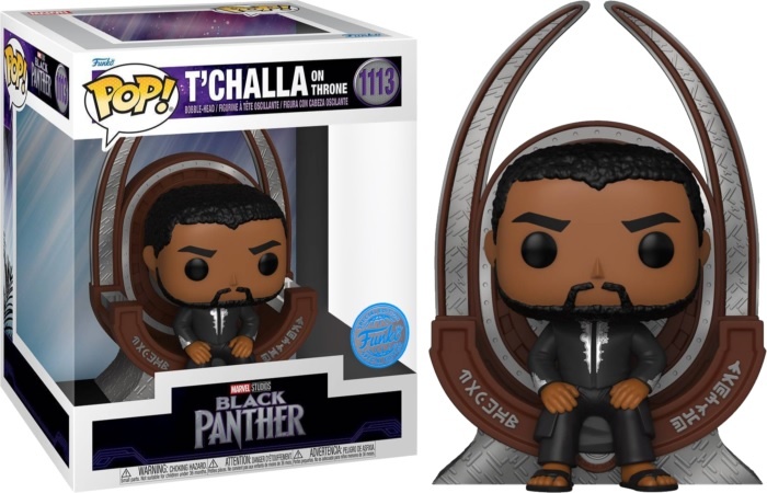 Marvel Black Panther Deluxe POP! - T'Challa on Throne #1113
