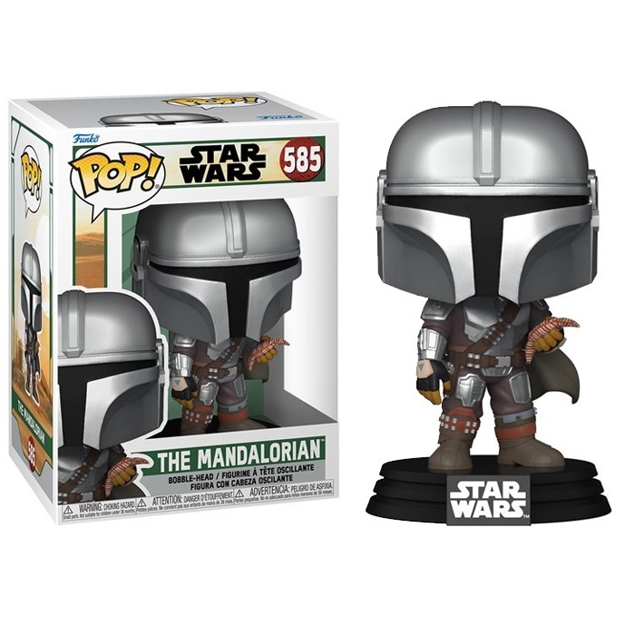 Star Wars The Book of Boba Fett POP! - The Mandalorian with Pouch #585