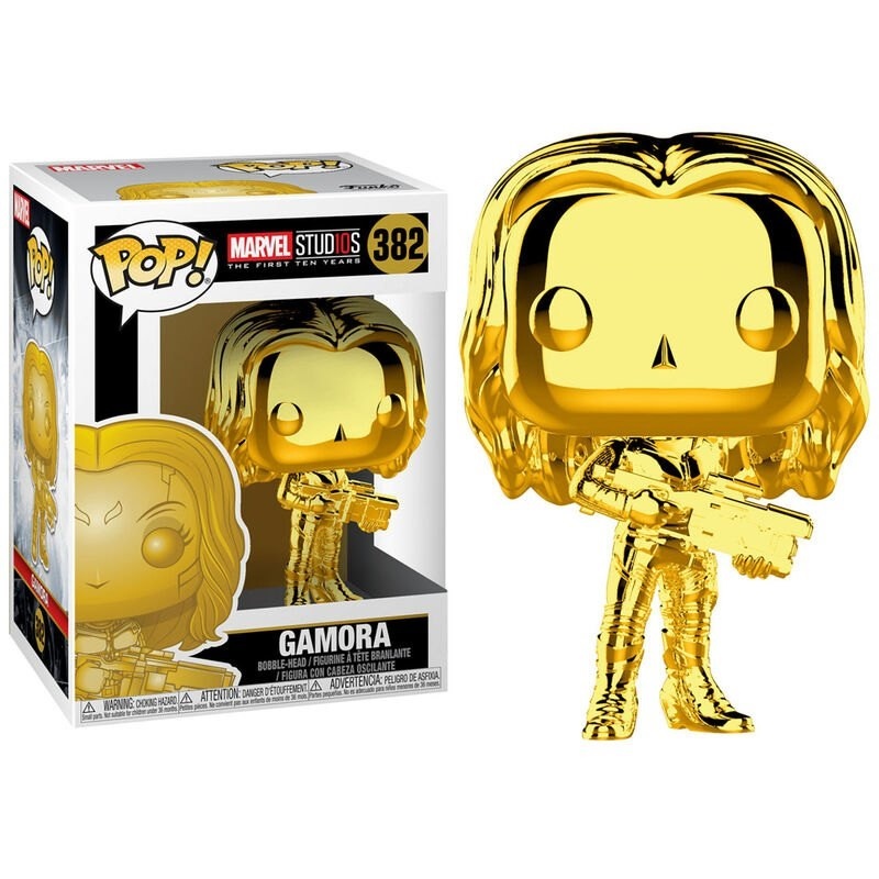Marvel 10th Anniversary POP! - Gamora Gold Chrome #382