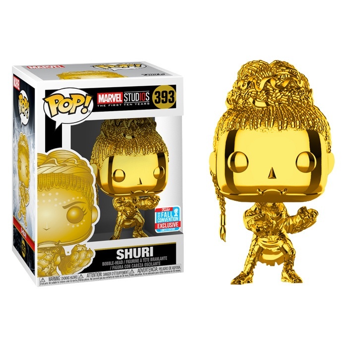 Marvel 10th Anniversary POP! - Shuri Gold Chrome #393