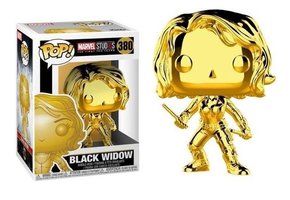 Marvel 10th Anniversary POP! - Black Widow Gold Chrome #380