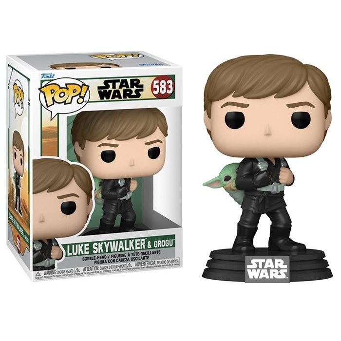 Star Wars The Book of Boba Fett POP! - Luke Skywalker & Grogu #583