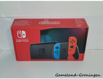 Nintendo Switch Console (Boxed, Red/Blue)